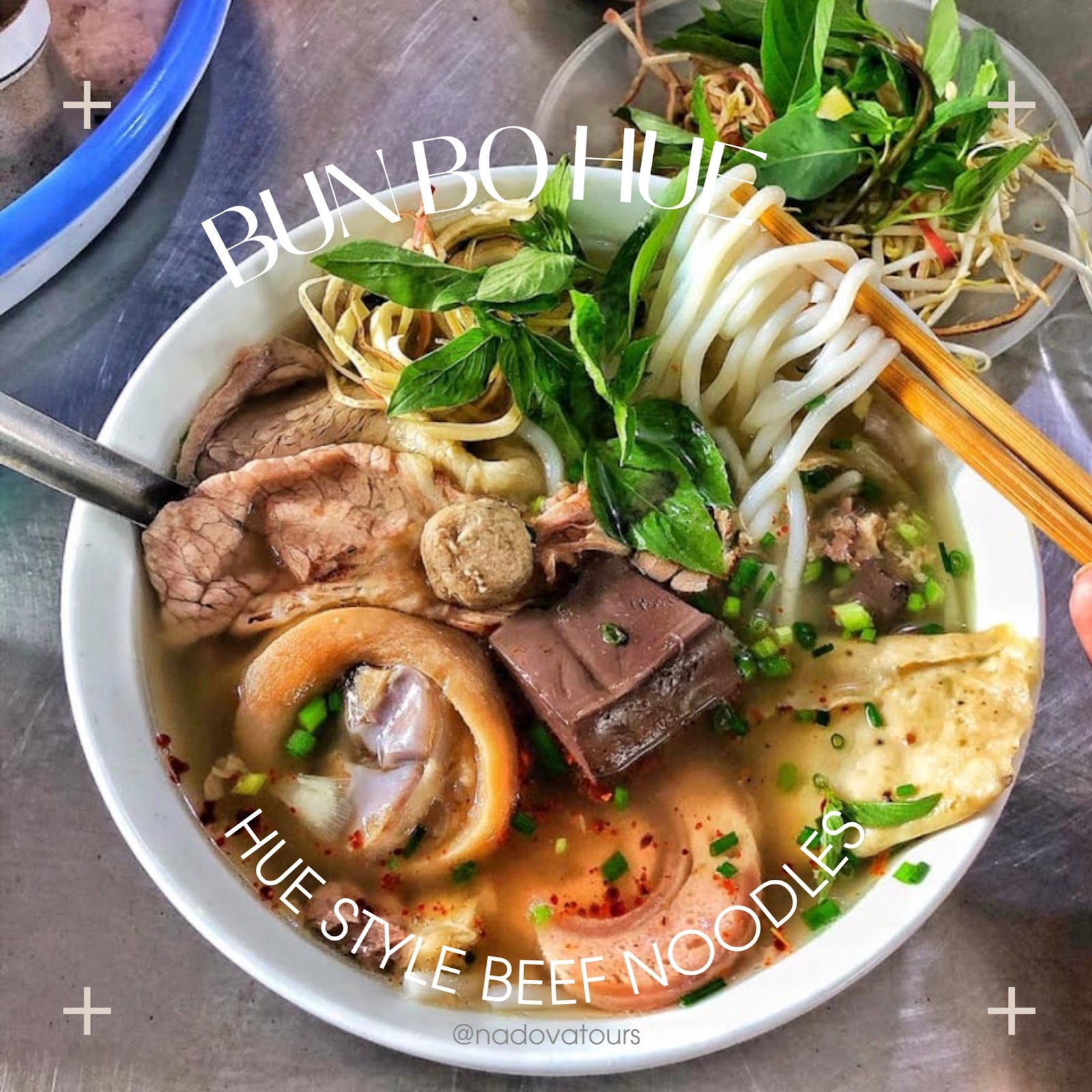 Bún Bò Huế: Sopa de fideos con carne de Hue